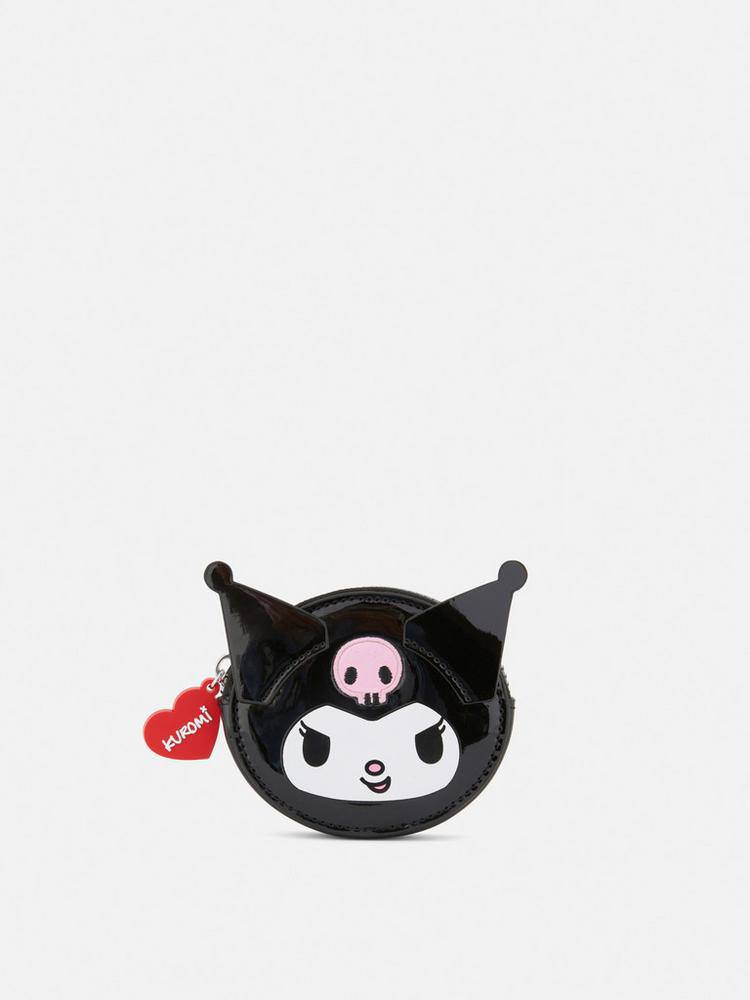Гаманець дитячий "Kuromi" Primark лакований чорний