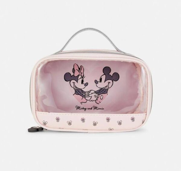 Косметичка "Mickey & Minnie" Primark прямокутна рожева з віконцем
