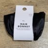 Шапочка для сну Hair Bonnet Primark для захисту волосся атласна чорна