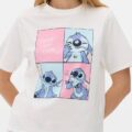 Піжама жіноча Primark "Stitch/Стітч" (штани/футболка) котон блакитна