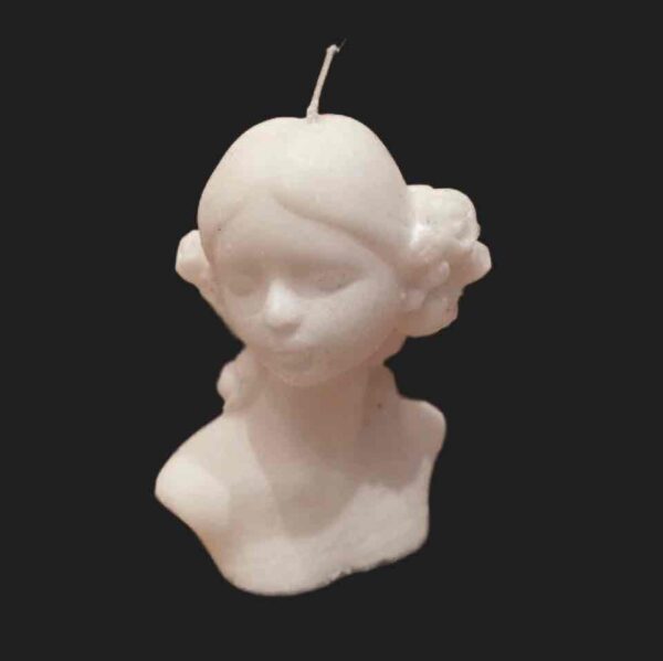 Свічка ароматична Solodka "Дівчина з трояндами" (соєвий віск) 100г