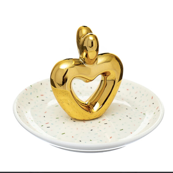 Тарілочка для прикрас "Золоте серце"