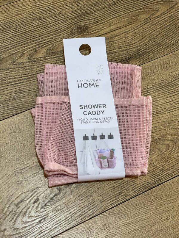Органайзер для ванни "Shower Caddy" 15*15*18,5 рожевий