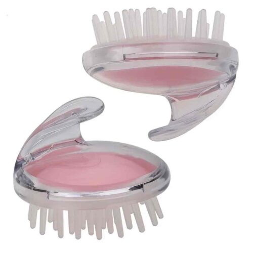 Щітка масажна для шампуню прозора