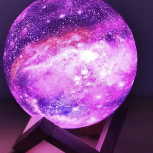 Нічник "Moon light" 3D Планета/Космос кольоровий 15 см, з пультом