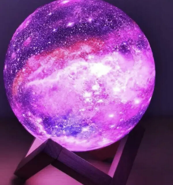 Нічник "Moon light" 3D Планета/Космос кольоровий 15 см, з пультом