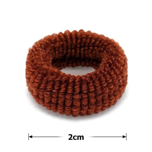 Гумка для волосся махрова маленька 2 см 1 шт