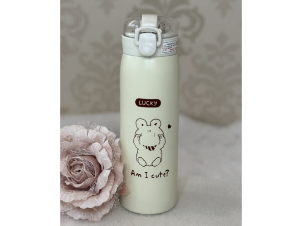 Термос "Грайливі звірята" з трубочкою 500 мл