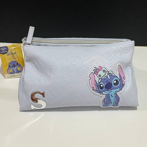 Косметичка розкладна «Stitch» Primark на 3 відділення блакитна