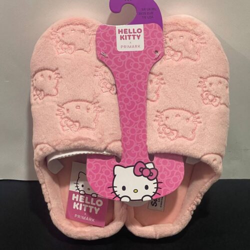 9d50a2fb-5fd7-4a81-a20d-09ae4ae603f2.jpg Тапочки-сабо жіночі "Hello Kitty" Primark з гравіюванням рожеві
