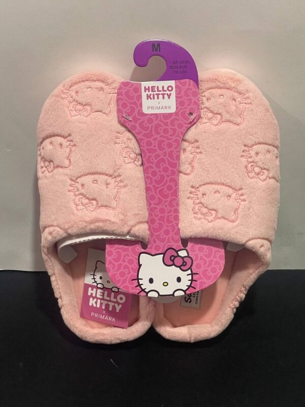 Тапочки-сабо жіночі "Hello Kitty" Primark з гравіюванням рожеві
