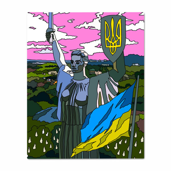 Картина за номерами "Батьківщина-мати" Orner