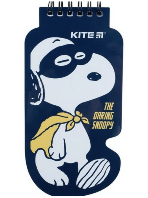 9e8be978-20f1-4e83-a3ee-bbed18aff2d7-3.png Блокнот А5+ Kite "Dring Snoopy" на спіралі 50 аркушів/чисті