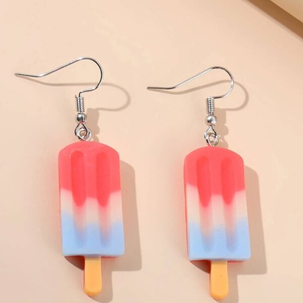 Сережки в стилі DIY "Морозиво на паличці" мікс