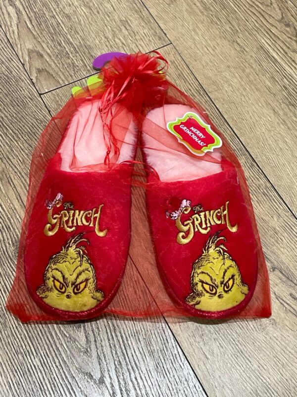 Тапочки-сабо жіночі "Greench/ Грінч" Primark у мішечку червоні