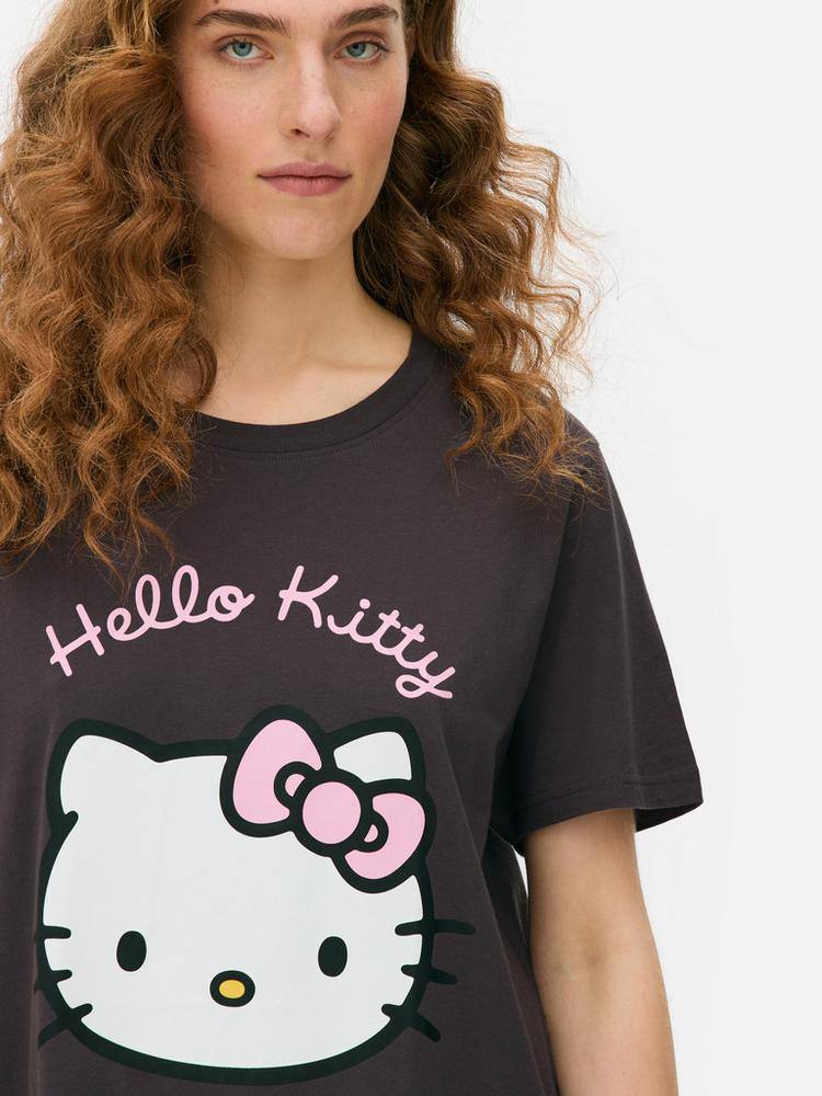 Піжама/ Нічна сорочка "Hello Kitty" котон чорна