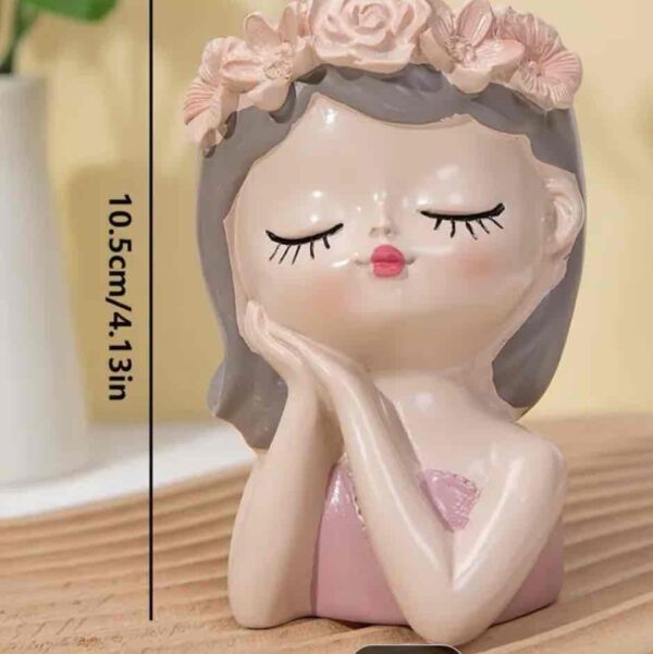 Підставка для аромапаличок "Дівчина мріє" керамічна