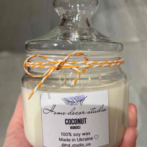 Ароматична свічка "Мегабанка" прозора HDS