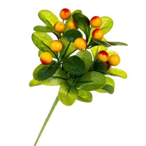 a3845454-aa23-427b-a94f-97b037c3f19e.jpg Штучна гілка із жовтими ягодами 36 см