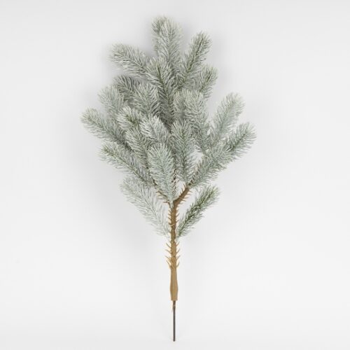 Декоративна гілка "Засніжена Ялина" 47 см