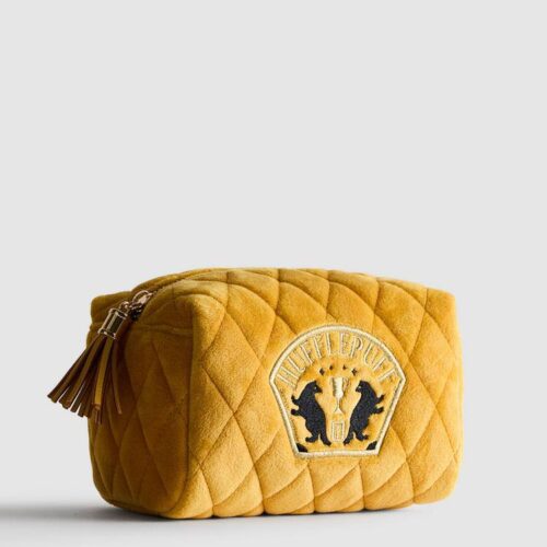 Косметичка об'ємна "Harry Potter/ Гаррі Поттер" Primark велюрова стьобана жовта