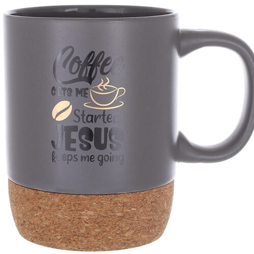 Чашка керамічна на пробковій основі 400мл