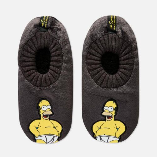 Тапочки-шкарпетки чоловічі "Сімпсони" Primark сірі