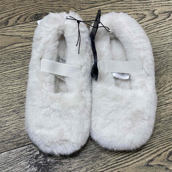 Тапочки-балетки дитячі H&M пухнасті білі