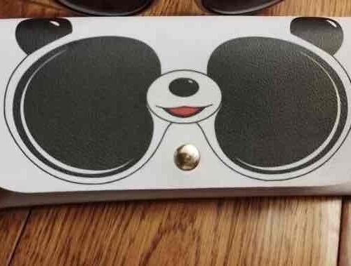 Футляр для окулярів дитячий "Панда» на кнопку