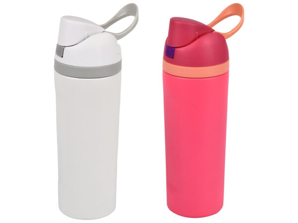 Термос однотонний 570 мл нержавіюча сталь мікс кольорів