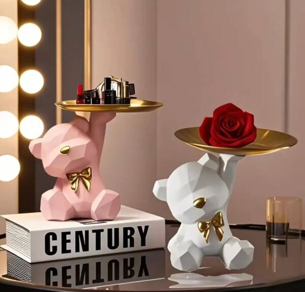 Декоративна підставка "Ведмедик" для дрібниць мікс кольорів