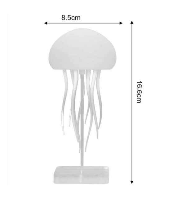 Нічник "Медуза" з підставкою (16,6*8,5 см) змінює кольори