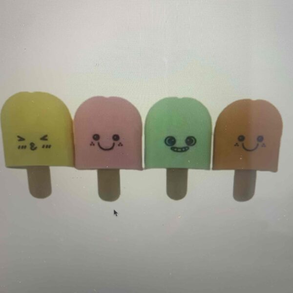 Набір маркерів для виділення тексту міні "Морозиво-ескімо" 5,5 см, 4 кольори