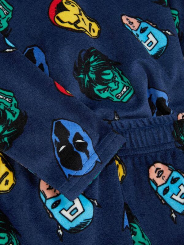 Піжама дитяча Primark "Marvel" флісова велюрова