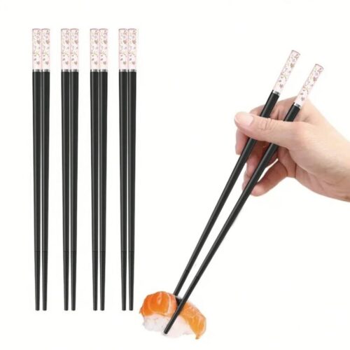 a835c952-37e3-4997-b9cd-7e6e5952dc4d.jpg Палички для суші "Сакура" чорні з акриловою вставкою