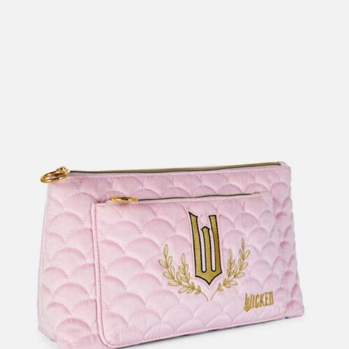 a8398a4b-2ff3-4629-b8ca-de712affc877.jpg Косметичка-клатч Primark "Wicked" велюрова з кишенею рожева