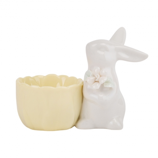 Підставка керамічна для яйця "Вухань" 8,5 см жовта