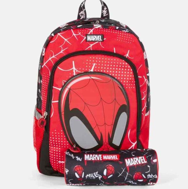 Рюкзак "Spider" Primark з пеналом червоний