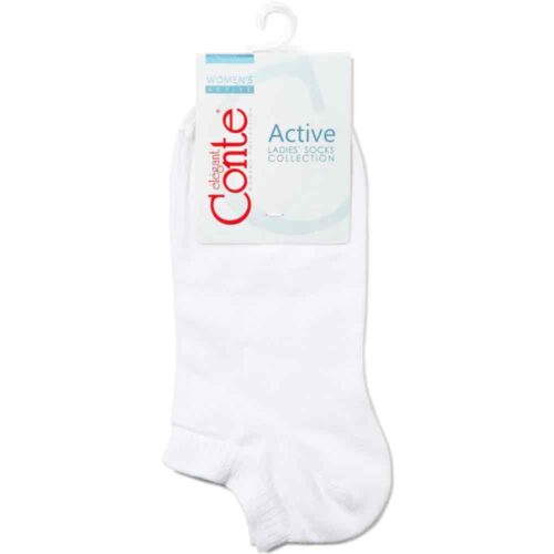 Шкарпетки жіночі бавовняні Conte ACTIVE (15С-46СП) ультракороткі
