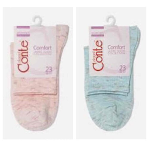 Шкарпетки жіночі Conte COMFORT (меланж) (14С-115СП) віскозні