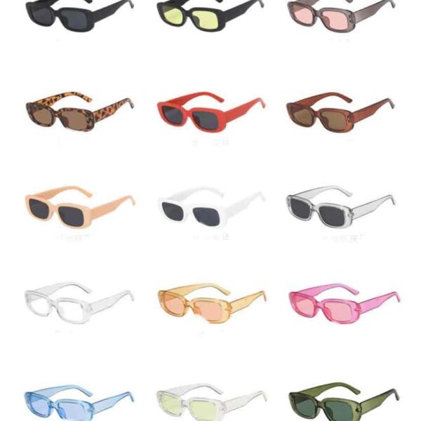 Окуляри жіночі сонцезахисні квадратні невеликі в стилі панк (01685)