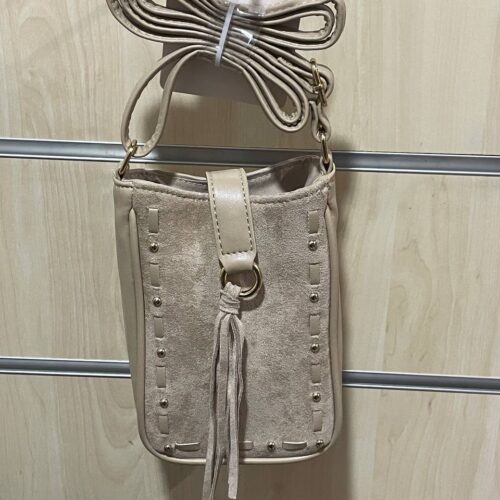 Сумочка-міні Primark для телефону замша беж