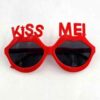 Окуляри карнавальні/ для вечірок "Губи" KISS ME червоні