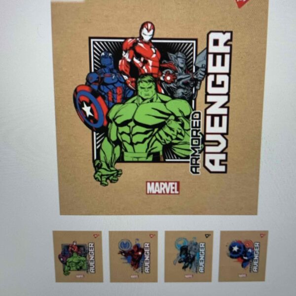 Зошит уч. YES "Avenger" крафт 18 арк/лінійка