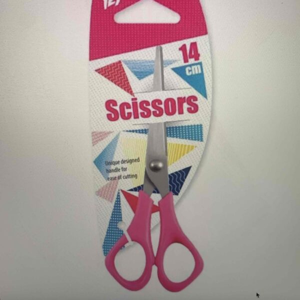 Ножиці "Yes" 14 см рожеві