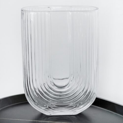 Ваза скляна "Симфонія" 18 см