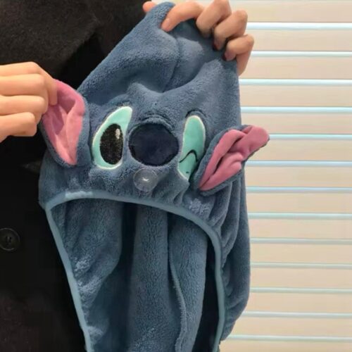 Тюрбан для сушки волосся "Stitch/ Стітч" фліс