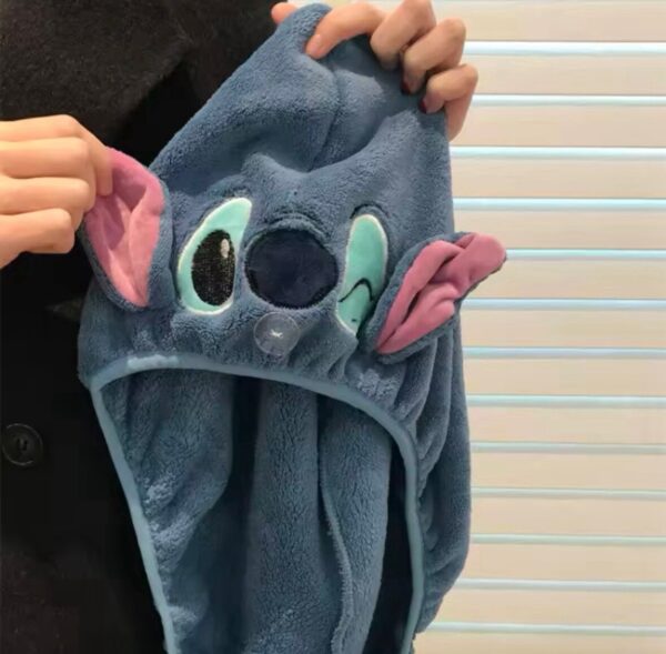 Тюрбан для сушки волосся "Stitch/ Стітч" фліс