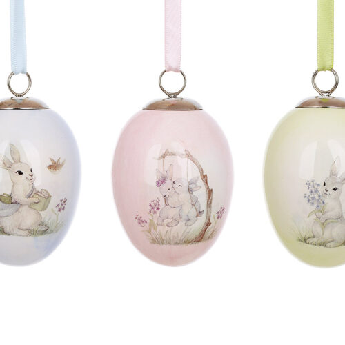 Декоративна підвіска "Яйце/ Зачики"  5,5*7,5 см мікс дизайнів