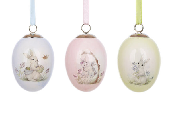 Декоративна підвіска "Яйце/ Зачики"  5,5*7,5 см мікс дизайнів